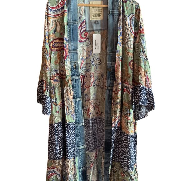 NWT BOHO Long Cardigan DESIGNED IN CANADA | MADE IN THAILAND | Eco Conscious - Picture 2 of 10